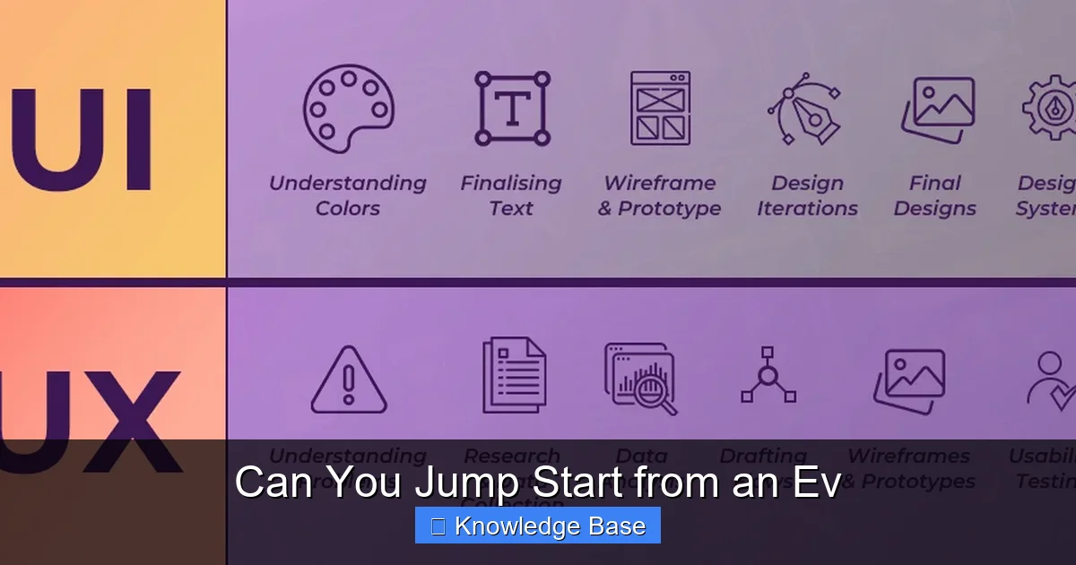 Can You Jump Start from an Ev