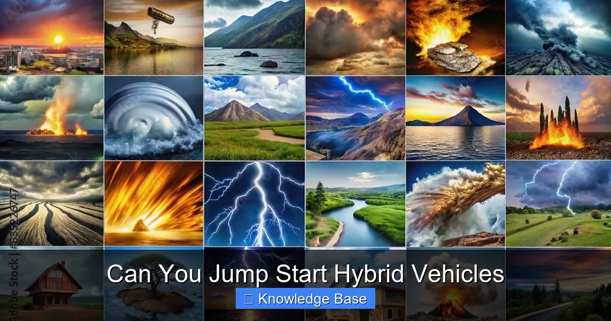 Can You Jump Start Hybrid Vehicles