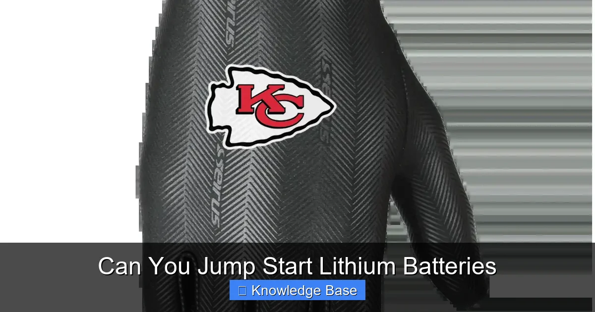 Can You Jump Start Lithium Batteries