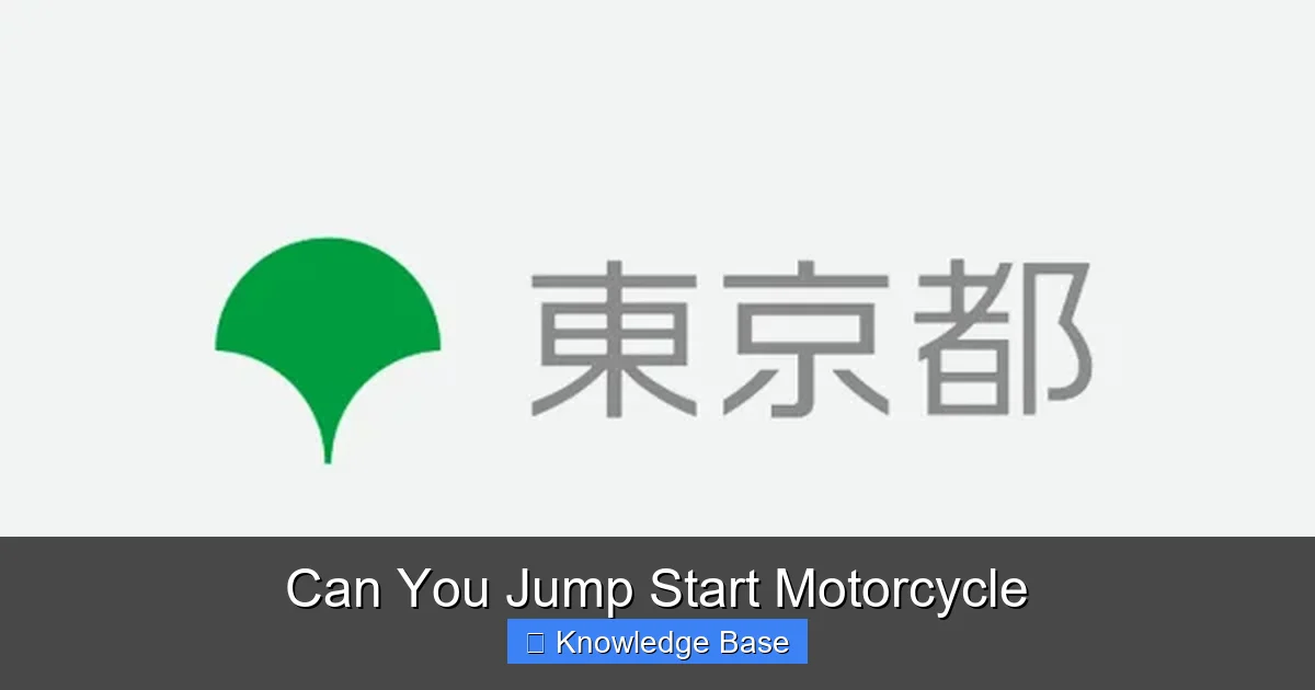 Can You Jump Start Motorcycle