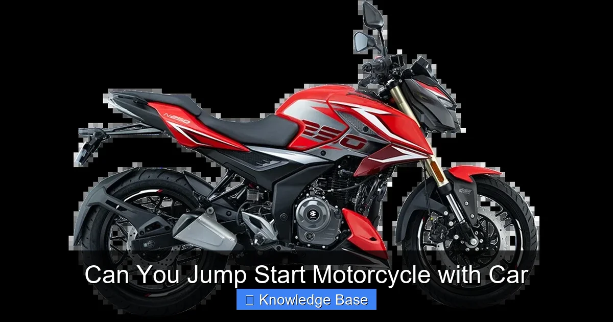 Can You Jump Start Motorcycle with Car
