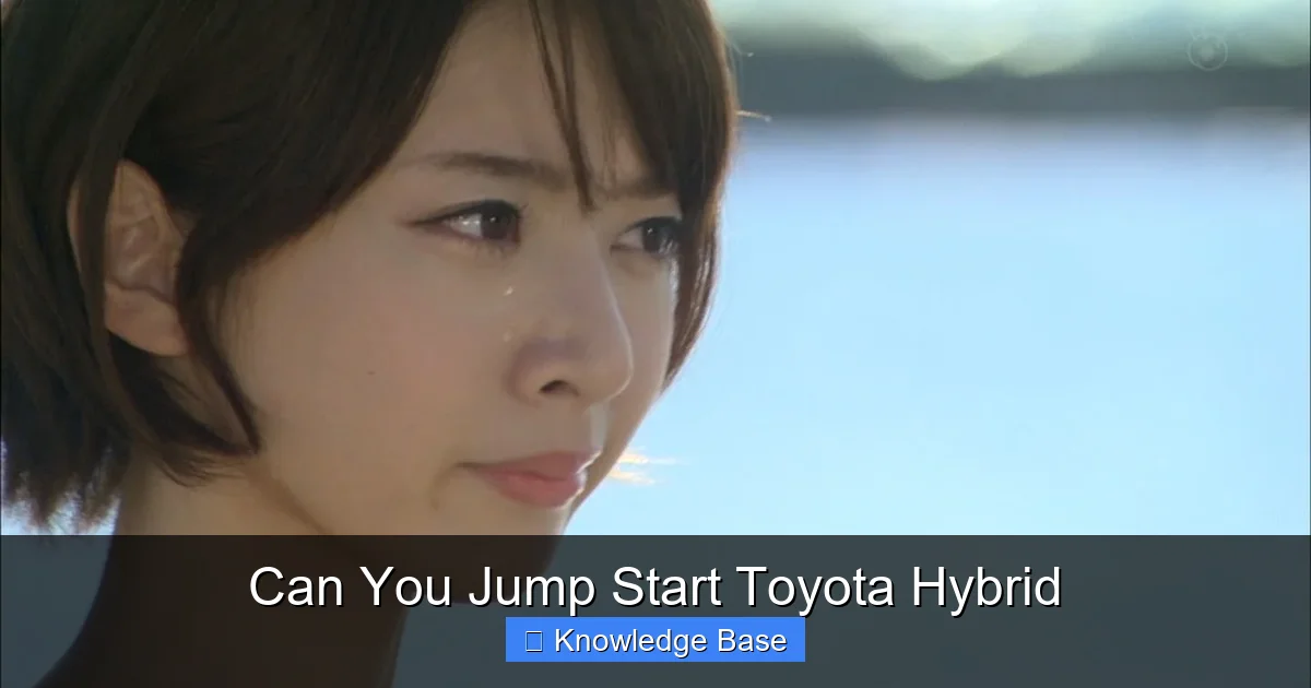 Can You Jump Start Toyota Hybrid