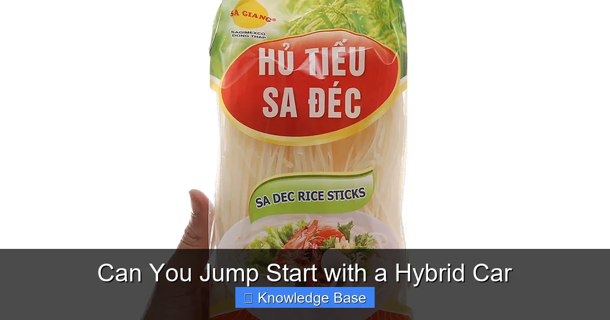 Can You Jump Start with a Hybrid Car