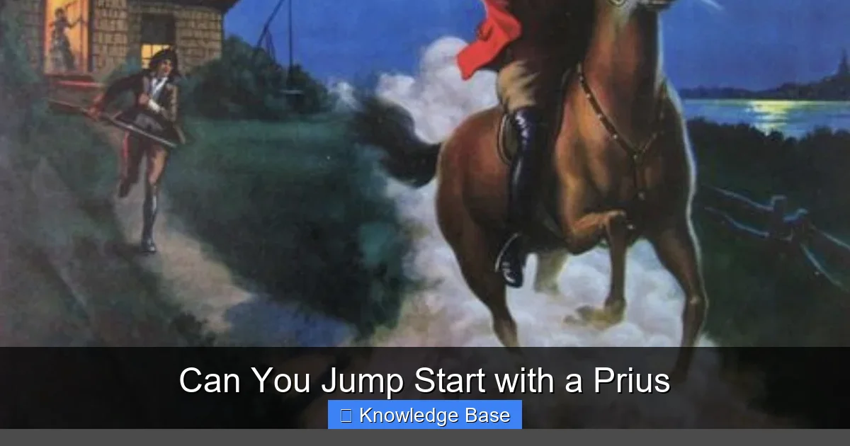Can You Jump Start with a Prius