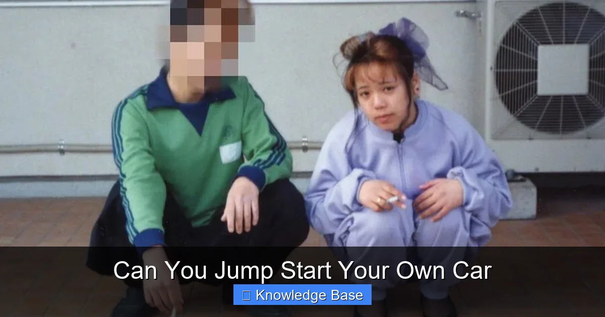 Can You Jump Start Your Own Car
