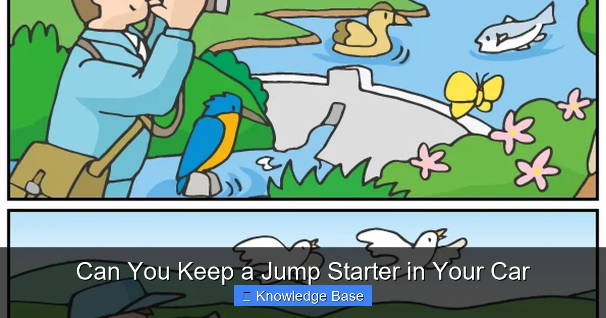 Can You Keep a Jump Starter in Your Car