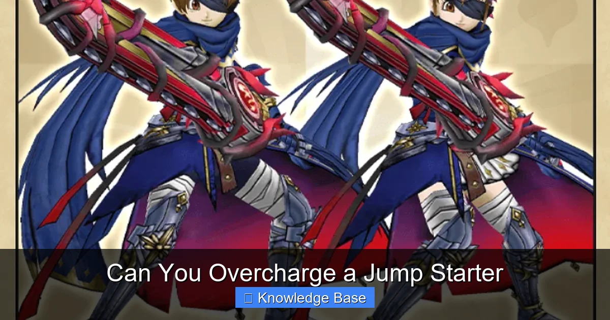 Can You Overcharge a Jump Starter