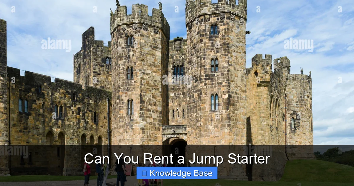 Can You Rent a Jump Starter