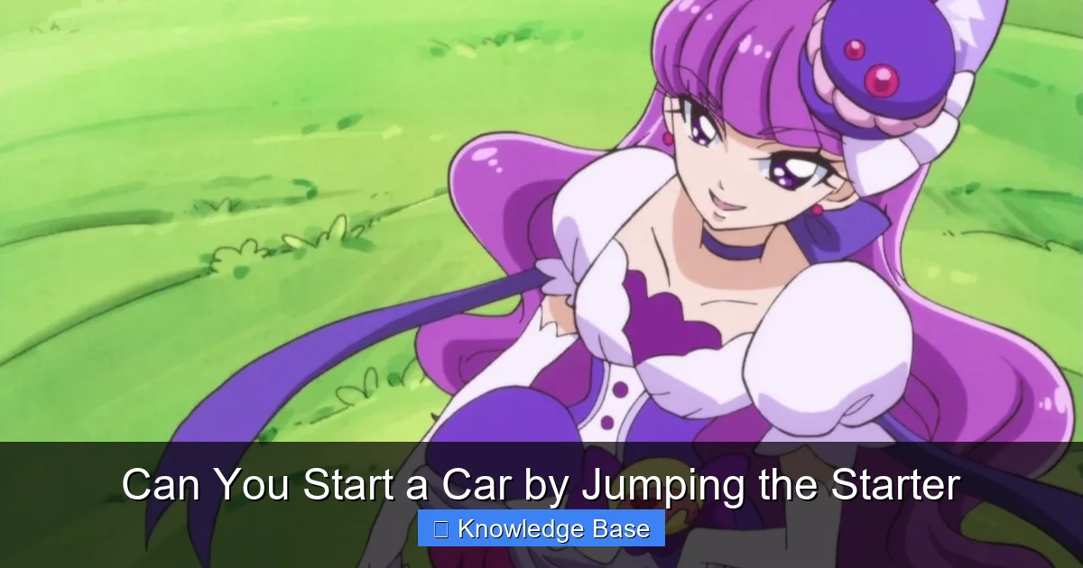 Can You Start a Car by Jumping the Starter
