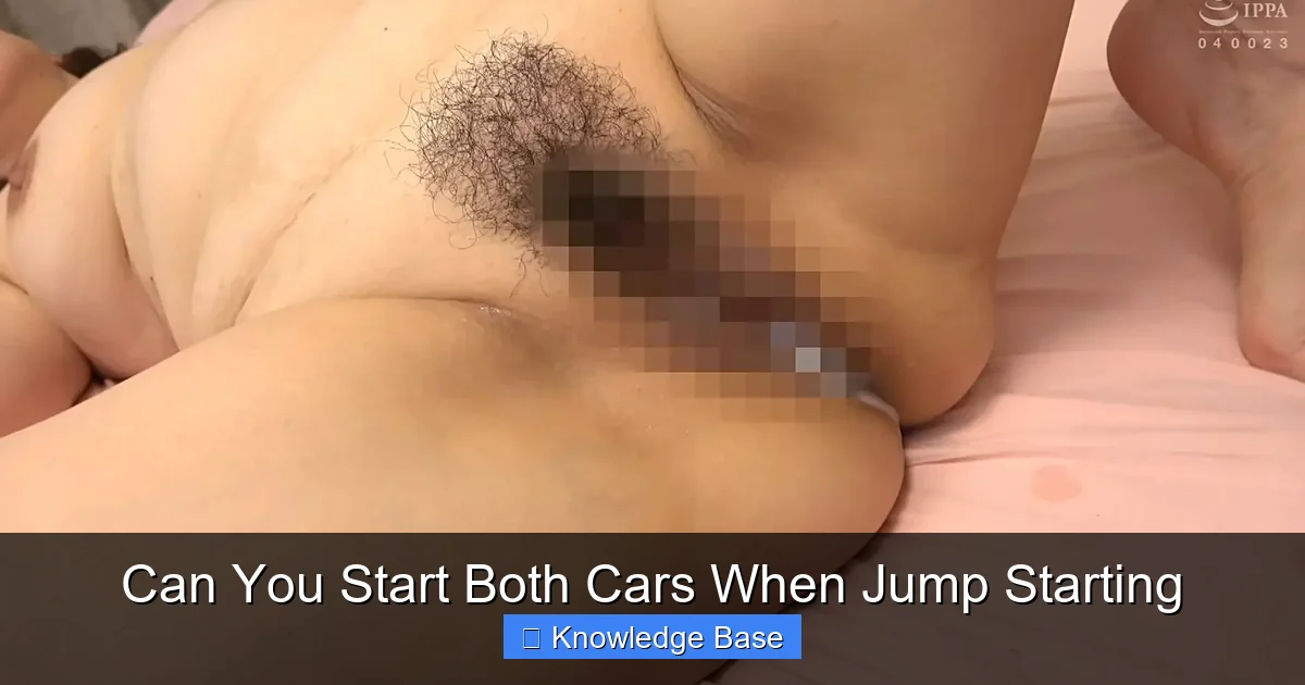 Can You Start Both Cars When Jump Starting