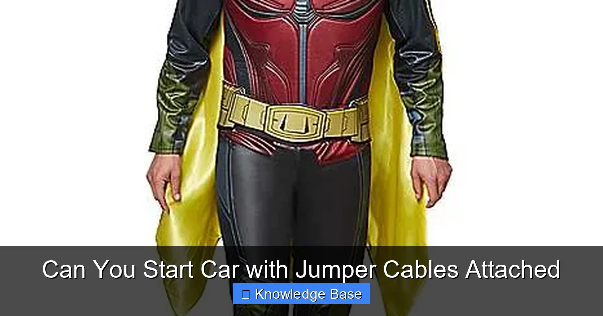 Can You Start Car with Jumper Cables Attached
