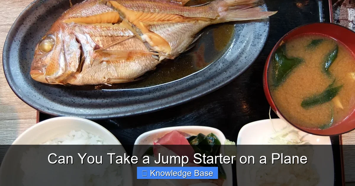 Can You Take a Jump Starter on a Plane