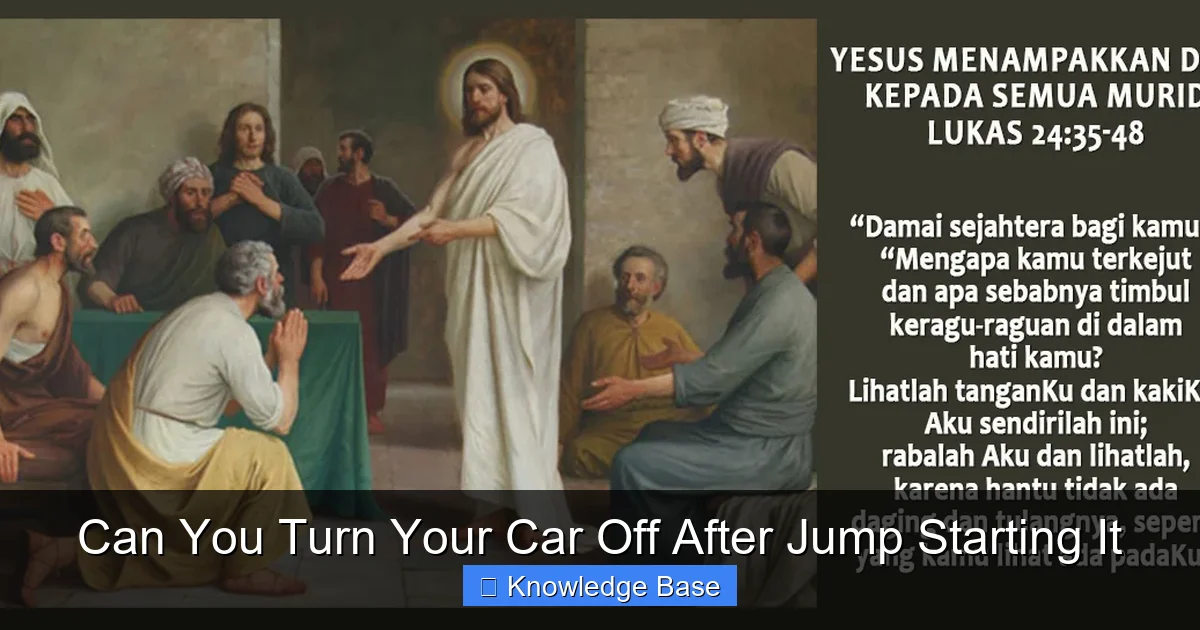 Can You Turn Your Car Off After Jump Starting It