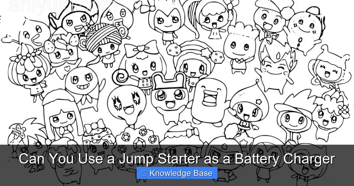 Can You Use a Jump Starter as a Battery Charger