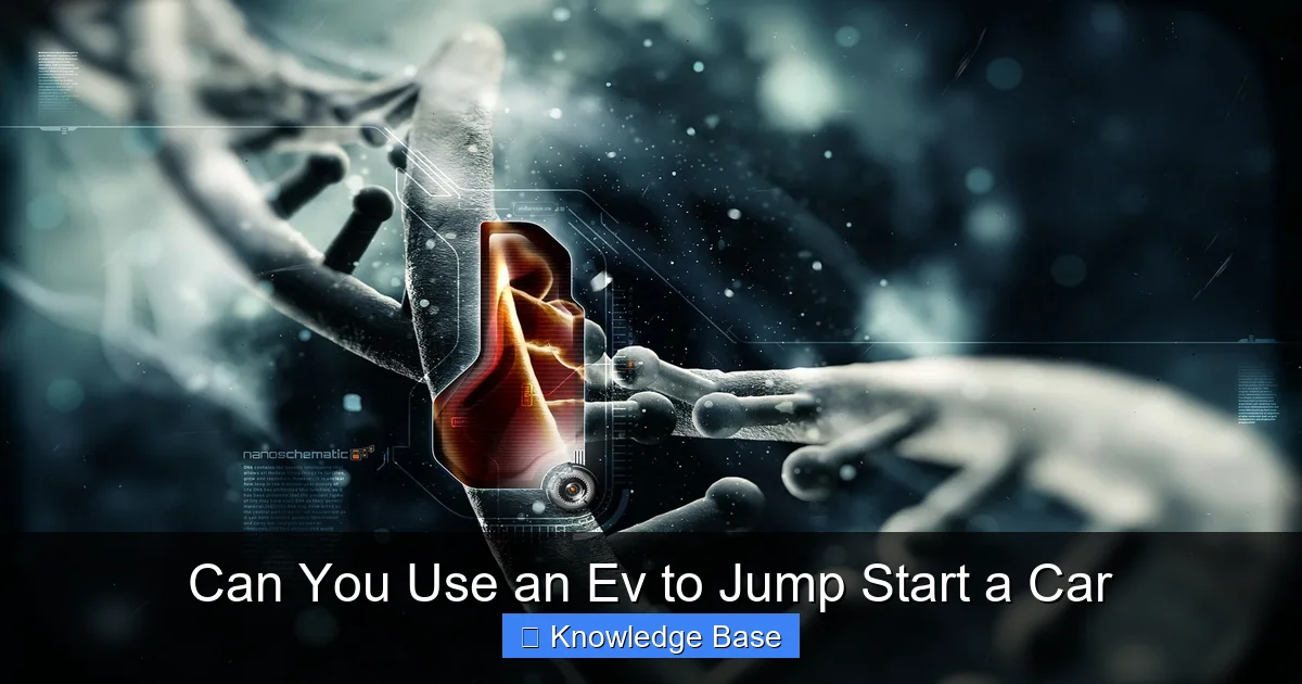 Can You Use an Ev to Jump Start a Car