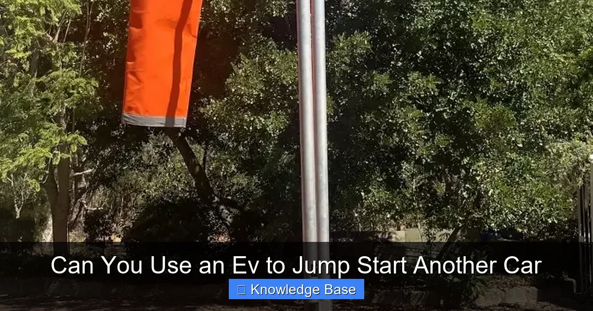 Can You Use an Ev to Jump Start Another Car