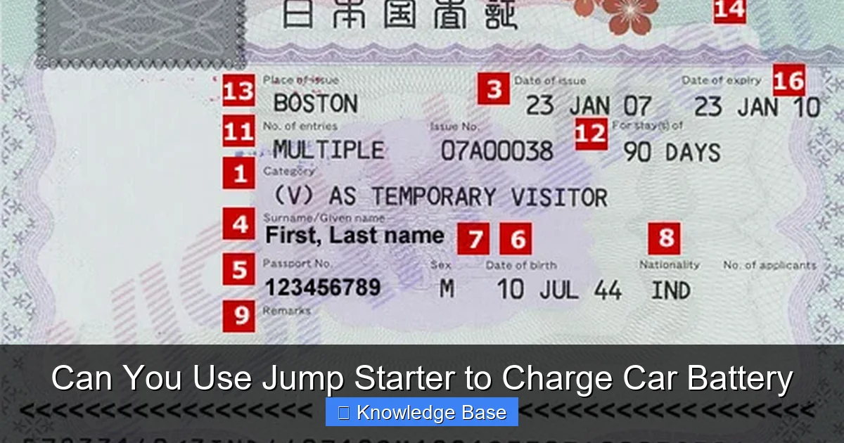 Can You Use Jump Starter to Charge Car Battery