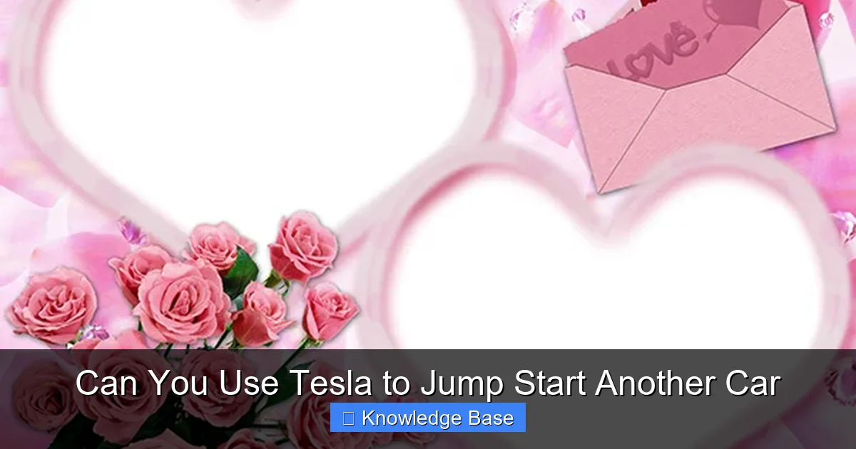 Can You Use Tesla to Jump Start Another Car