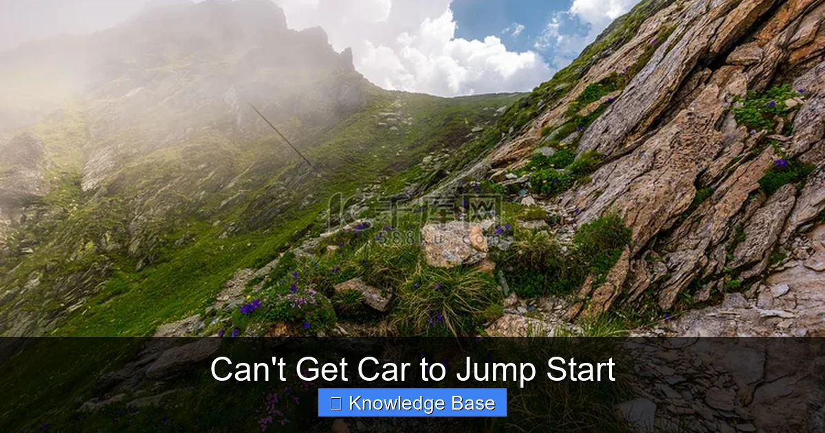 Can't Get Car to Jump Start
