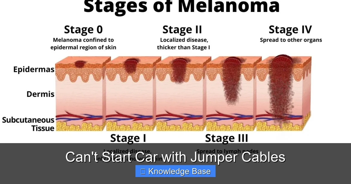 Can't Start Car with Jumper Cables