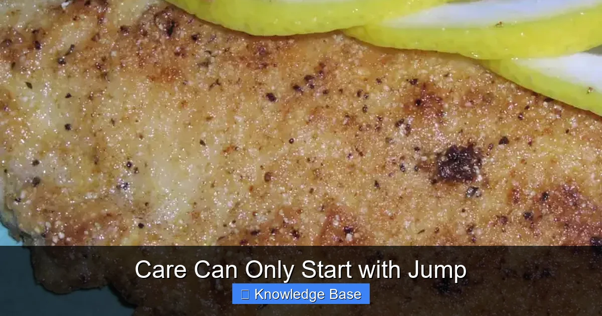 Care Can Only Start with Jump