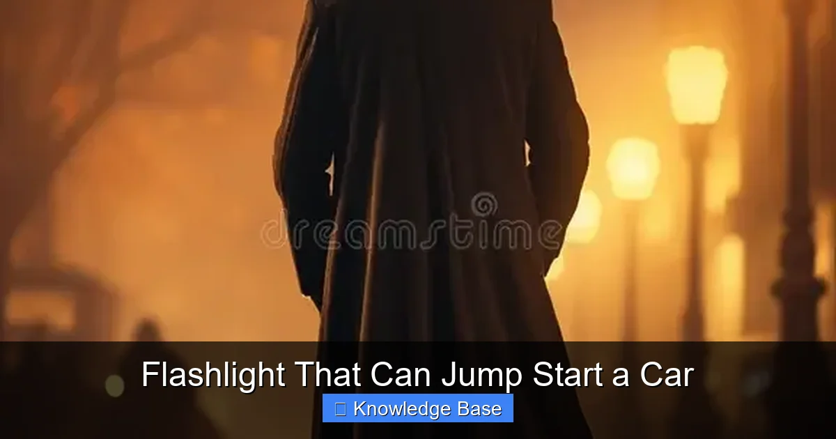 Flashlight That Can Jump Start a Car
