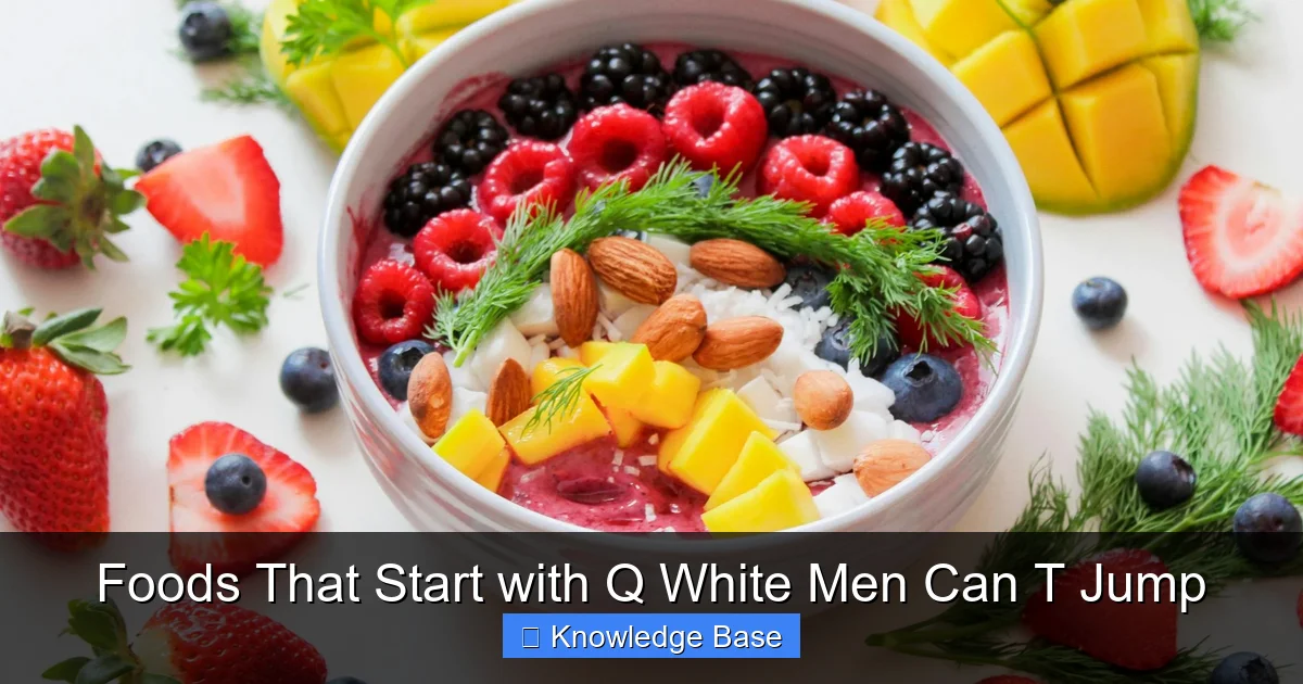 Foods That Start with Q White Men Can T Jump