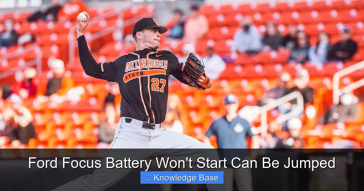 Ford Focus Battery Won't Start Can Be Jumped