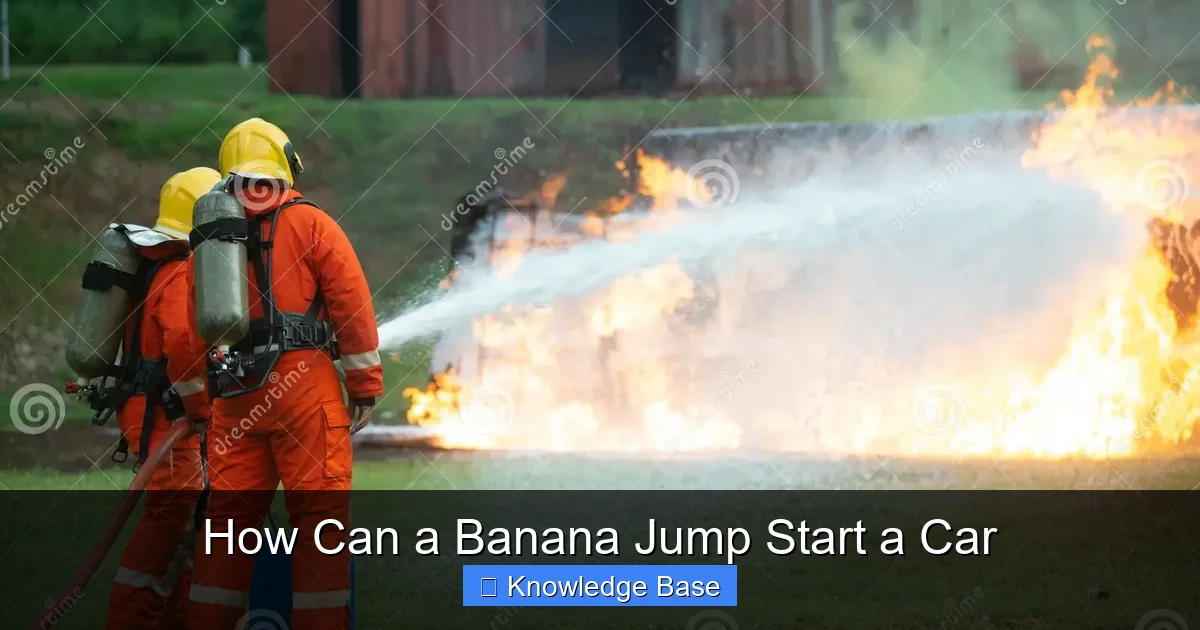 How Can a Banana Jump Start a Car