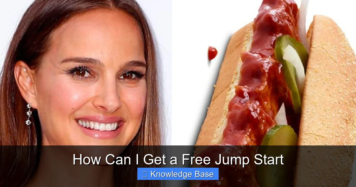 How Can I Get a Free Jump Start