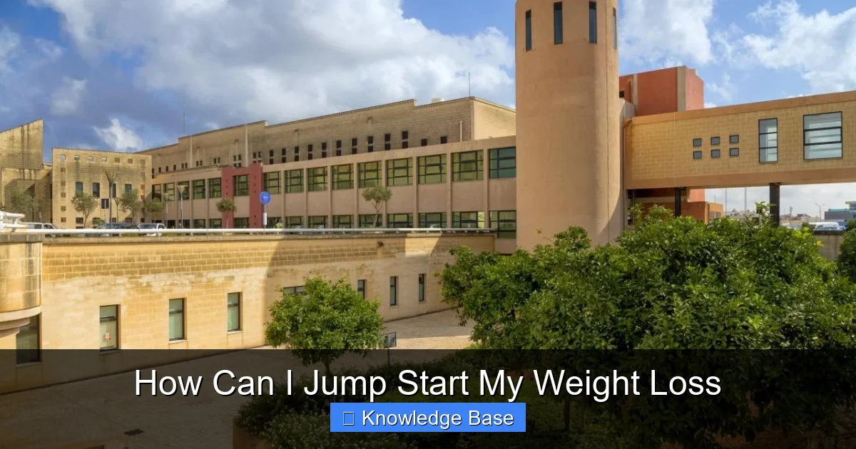 How Can I Jump Start My Weight Loss