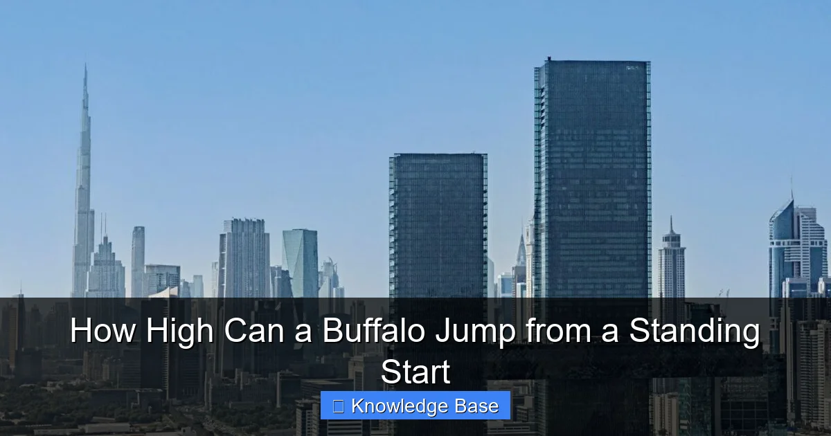How High Can a Buffalo Jump from a Standing Start
