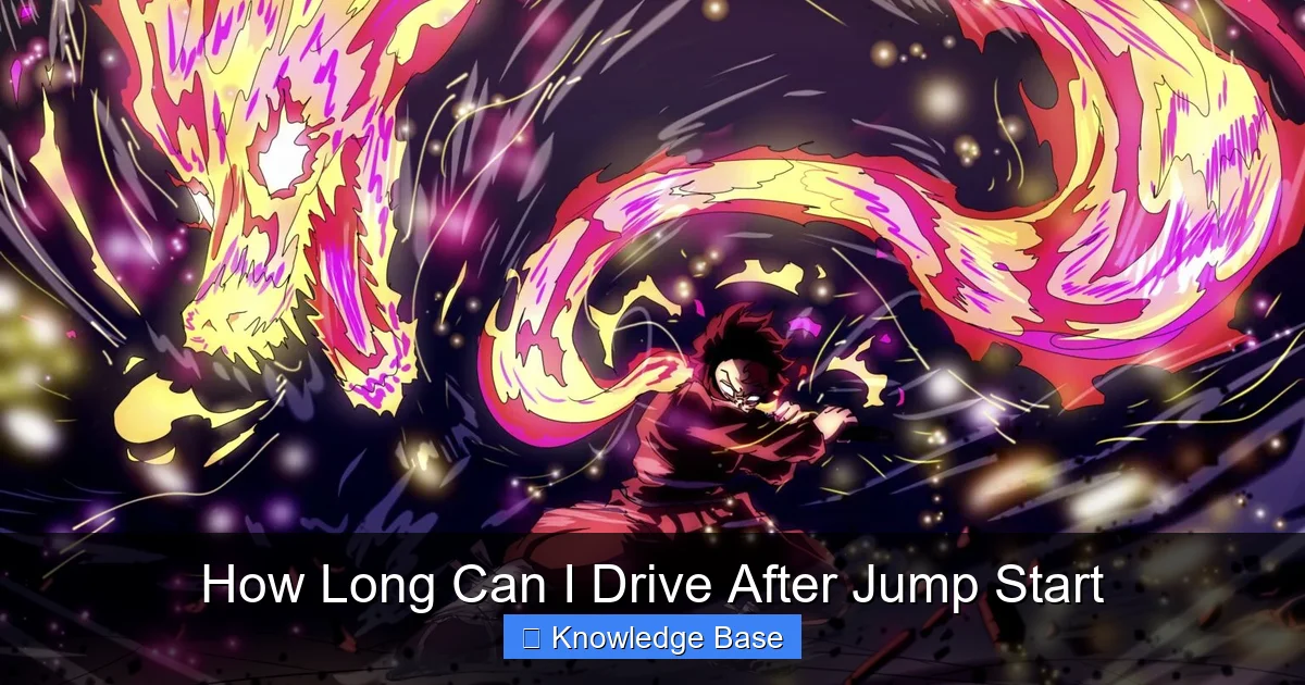 How Long Can I Drive After Jump Start