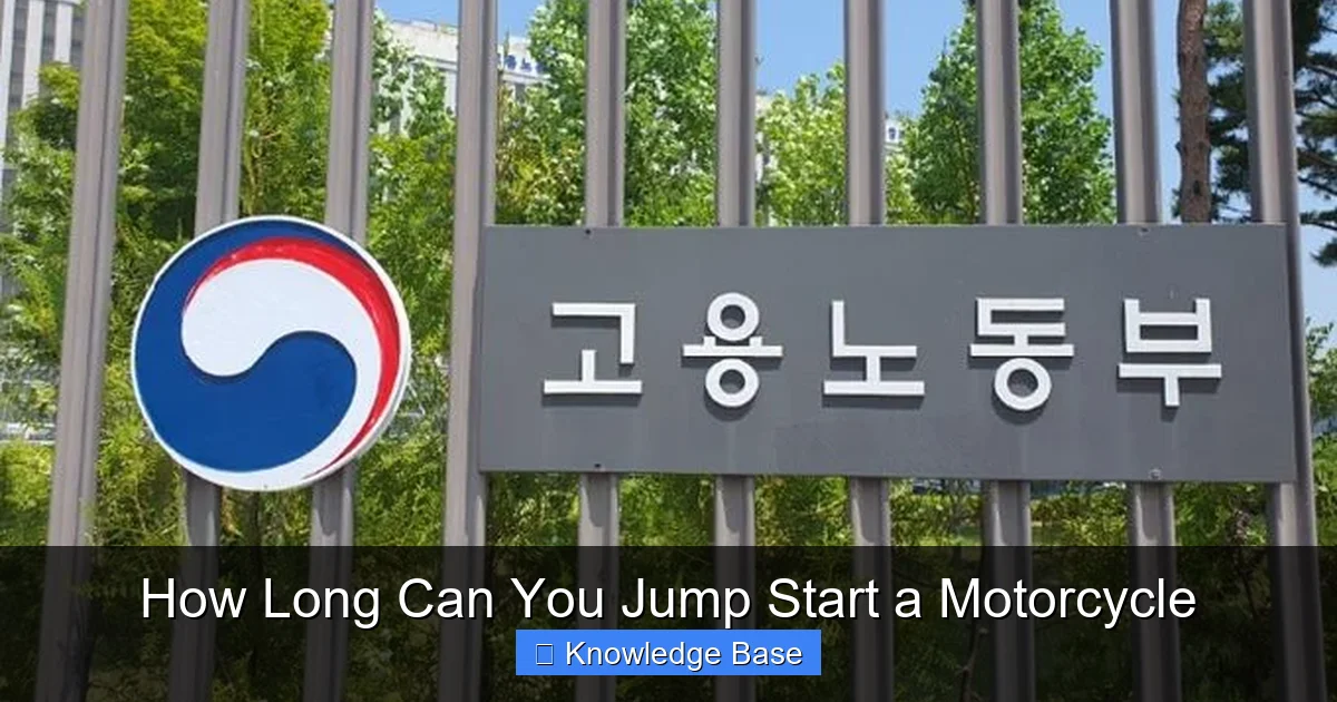 How Long Can You Jump Start a Motorcycle