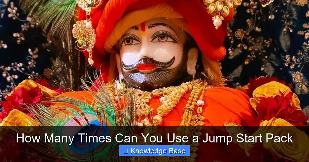 How Many Times Can You Use a Jump Start Pack