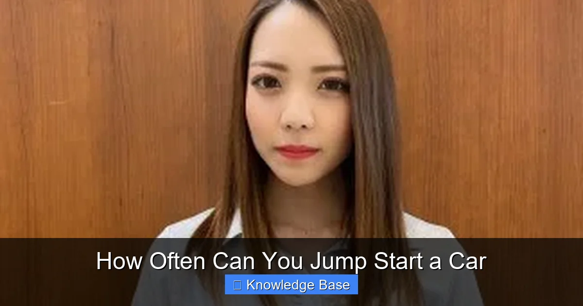 How Often Can You Jump Start a Car