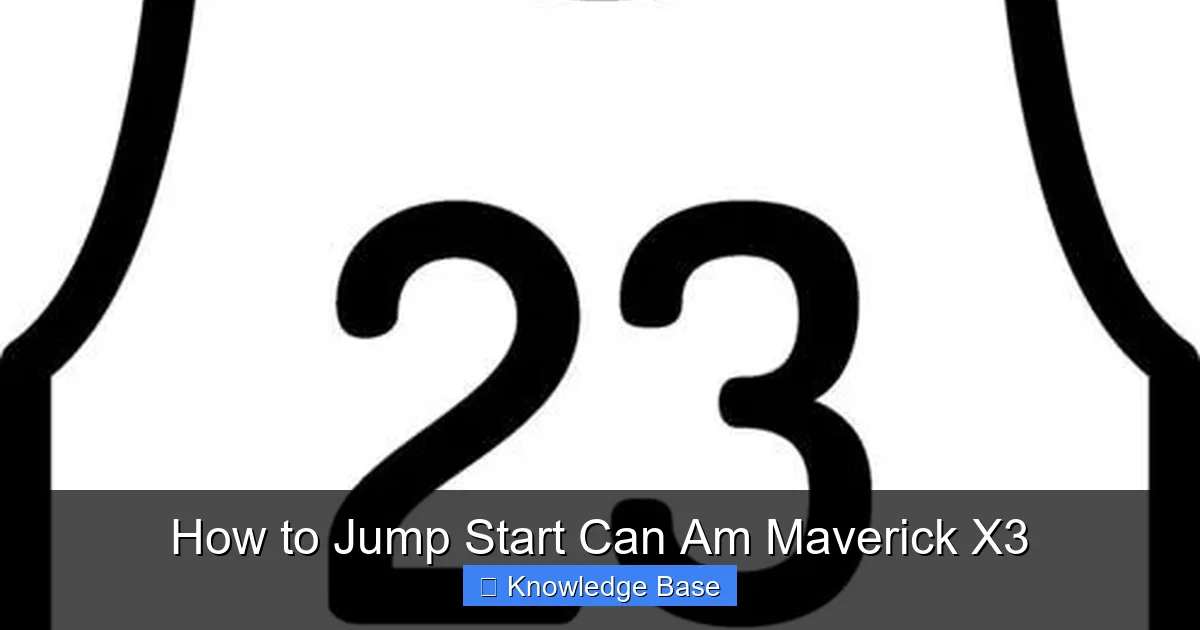 How to Jump Start Can Am Maverick X3