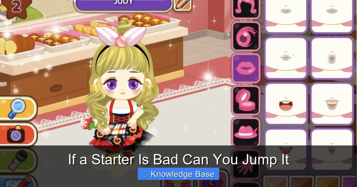 If a Starter Is Bad Can You Jump It