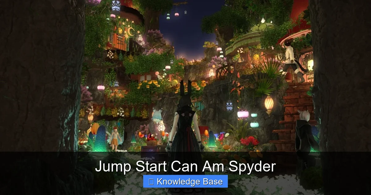 Jump Start Can Am Spyder