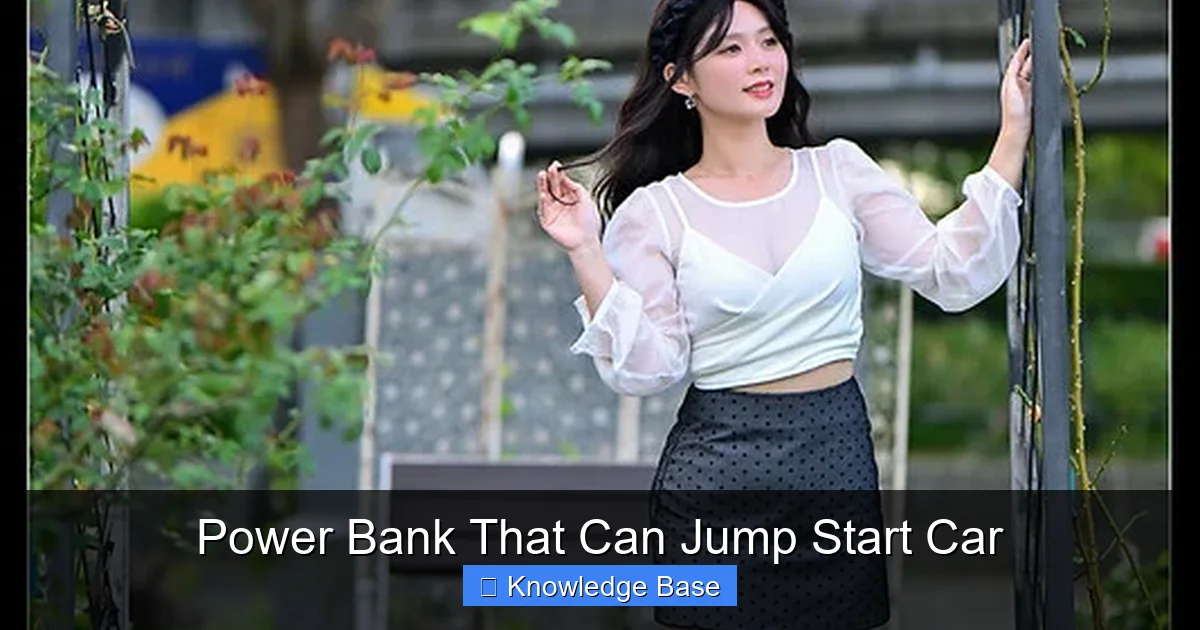 Power Bank That Can Jump Start Car
