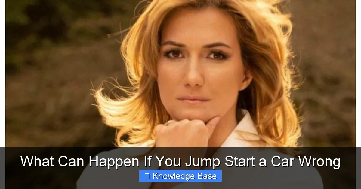 What Can Happen If You Jump Start a Car Wrong