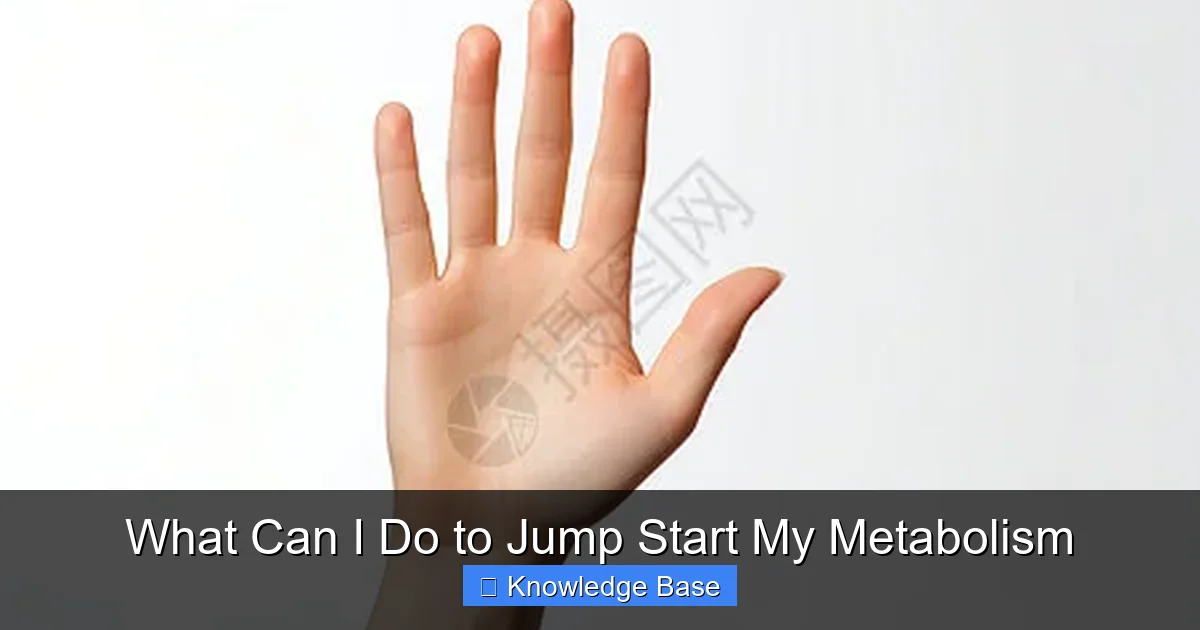 What Can I Do to Jump Start My Metabolism