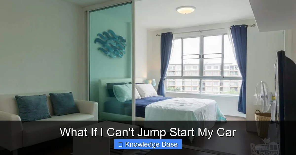What If I Can't Jump Start My Car