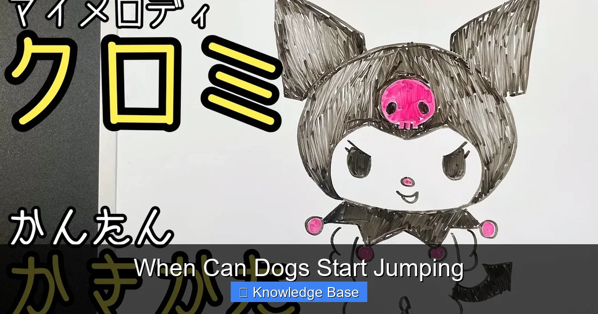 When Can Dogs Start Jumping