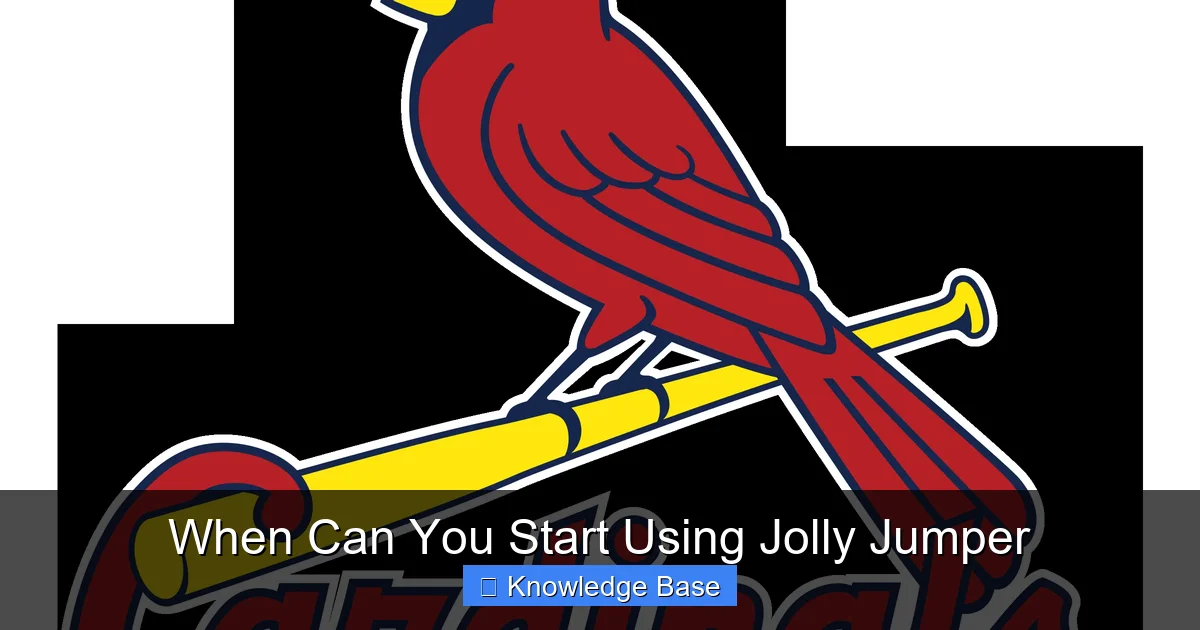 When Can You Start Using Jolly Jumper